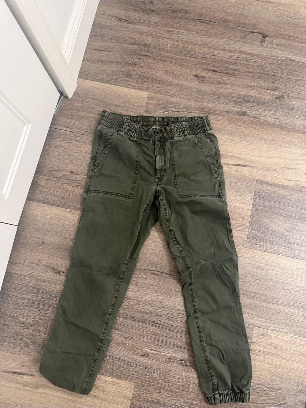 Olive Green Jogger Pants America eagle